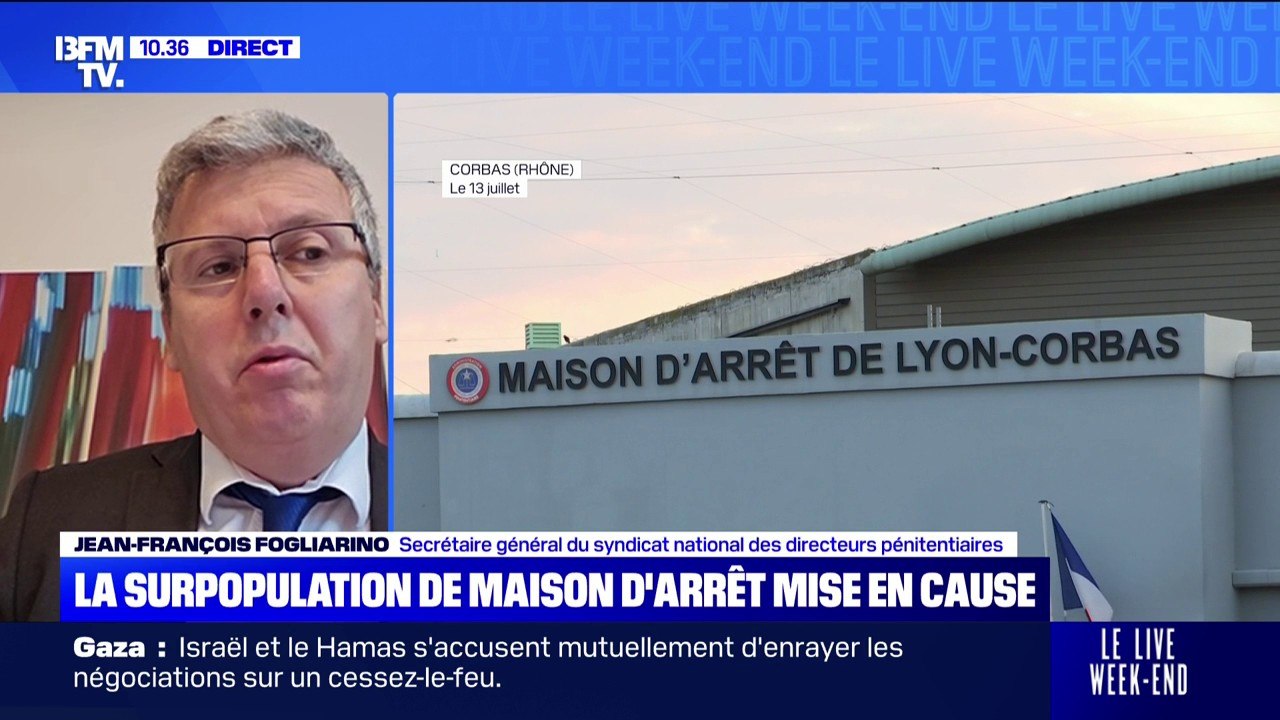 "C'est un constat d'échec": Jean-François Fogliarino (syndicat des directeurs pénitentiaires) réagit à l'évasion d'un prisonnier dans le Rhône