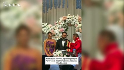 Kadir Ezildi, Gamze Türkmen evlendi!