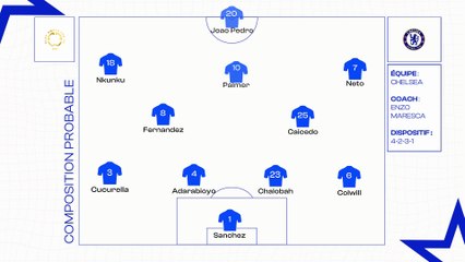 Chelsea - PSG : les compositions probables
