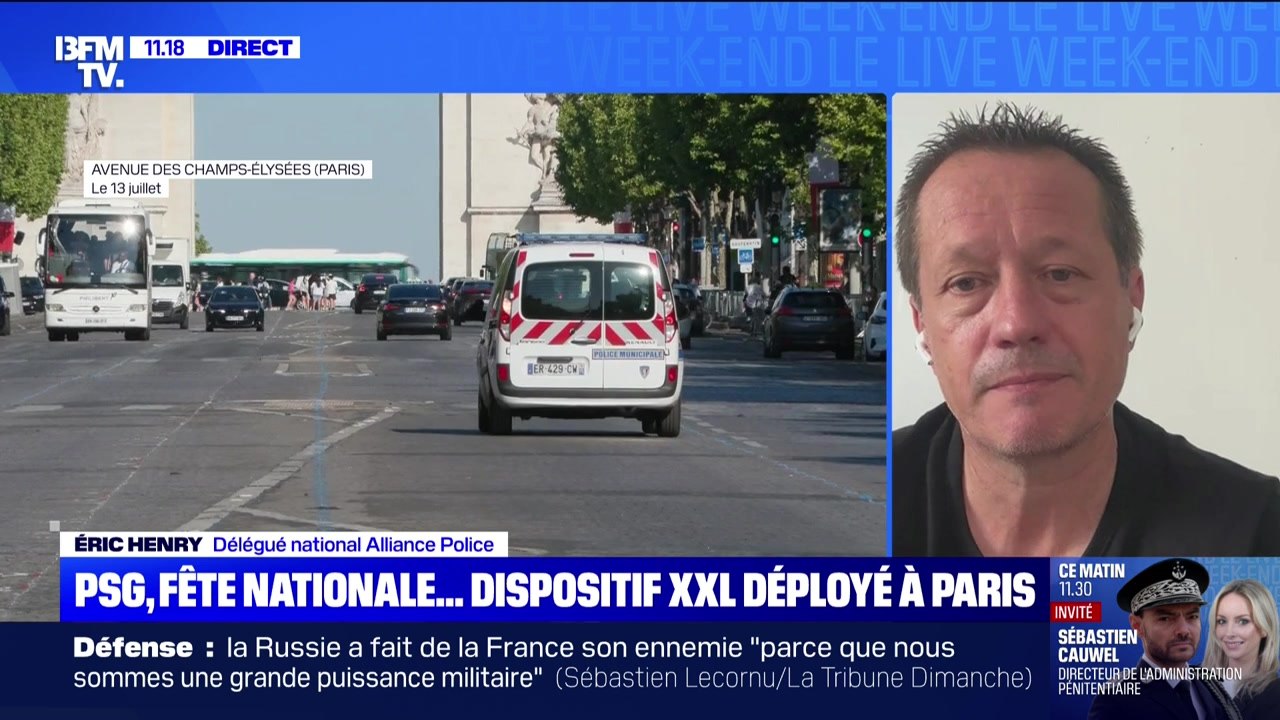 PSG, fête nationale... dispositif XXL déployé à Paris - 13/07