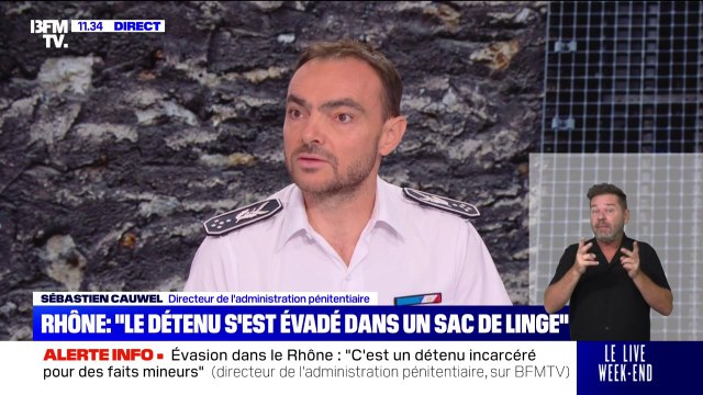 Pour Sébastien Cauwel, directeur de l'administration pénitentiaire, cette évasion révèle tout une série de dysfonctionnements graves