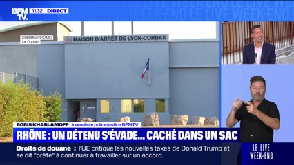 Rhône : un détenu s'évade... caché dans un sac - 13/07