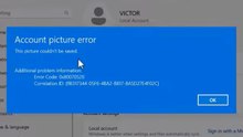 Fix "Account Picture Error - This Picture Couldn't Be Saved" or "Setting the Account Picture Failed" in Windows 11 / 10 / 8 (2 Methods) ✔️