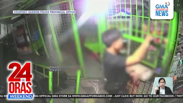 Lasing na pulis, nanggulo at namaril pa sa labas ng tindahan | 24 Oras Weekend