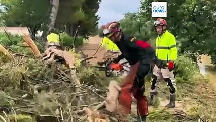 Continúa la búsqueda de 2 desaparecidos tras las inundaciones en Cataluña