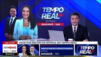 Tempo Real estreia nesta segunda-feira (14) na Jovem Pan