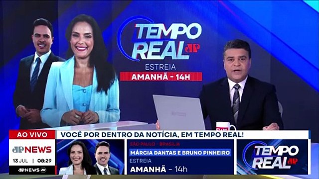 Tempo Real estreia nesta segunda-feira (14) na Jovem Pan
