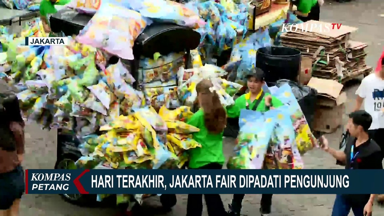 Hari Terakhir Jakarta Fair, Warga dari Luar Daerah Ikut Berburu Promo | KOMPAS PETANG