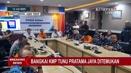Detik-Detik Drone Bawah Laut Rekam KMP Tunu Pratama Jaya Terbalik di Dasar Laut Selat Bali