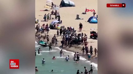 İstanbul'de boğulma tehlikesi geçiren kişi hastaneye kaldırıldı