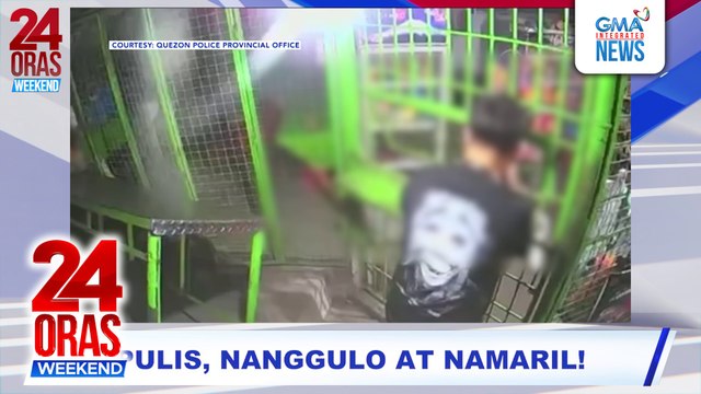Lasing na pulis, nanggulo at namaril pa sa labas ng tindahan #shorts | 24 Oras Weekend