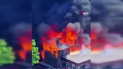 Ataşehir’de restoranda yangın paniği