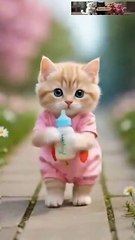 cute dancing kitten  Funny Cartoon Cat Video 🥰🍼 #catvideos #cat #cartoon #dudidudidam - Meow Groove (360p, h264)
