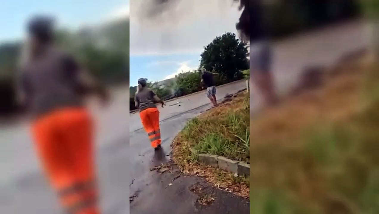 "Aiuto, aiuto: sta prendendo fuoco": i drammatici soccorsi all'uomo intrappolato nel furgone in fiamme