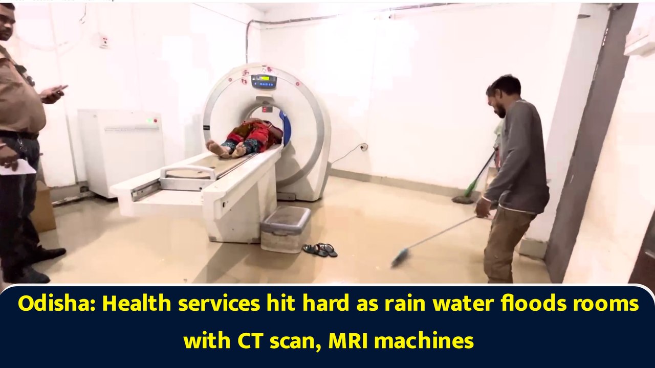 Odisha: Health services hit hard as rain water floods rooms with CT scan, MRI machines