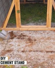 The easiest way to make a cement stand quickly!
