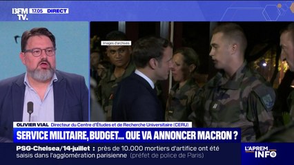 Discours aux Armées: "Il y a une crainte qu'Emmanuel Macron essaye de politiser" ce sujet, explique Olivier Vial, directeur du CERU