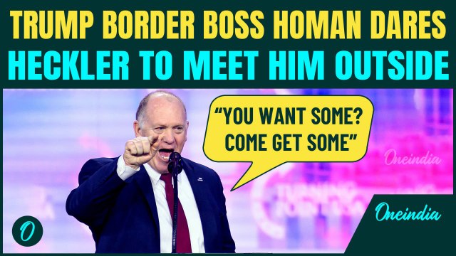 Trump’s Border Chief SHUTS DOWN Heckler After MS-13 Insult | Dares Heckler to Come on Stage to Fight