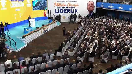 Erdoğan "Birlik" mesajı ile başladı Özgür Özel'e yüklenerek bitirdi