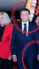 مجددا.. زوجة ماكرون تشعل ضجة بحركة مع زوجها في لندن