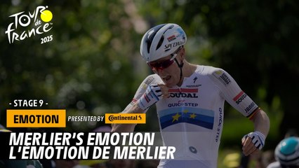 Winner's emotion - Stage 9 - Tour de France 2025