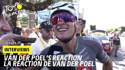 Van der Poel's reaction - Stage 9 - Tour de France 2025