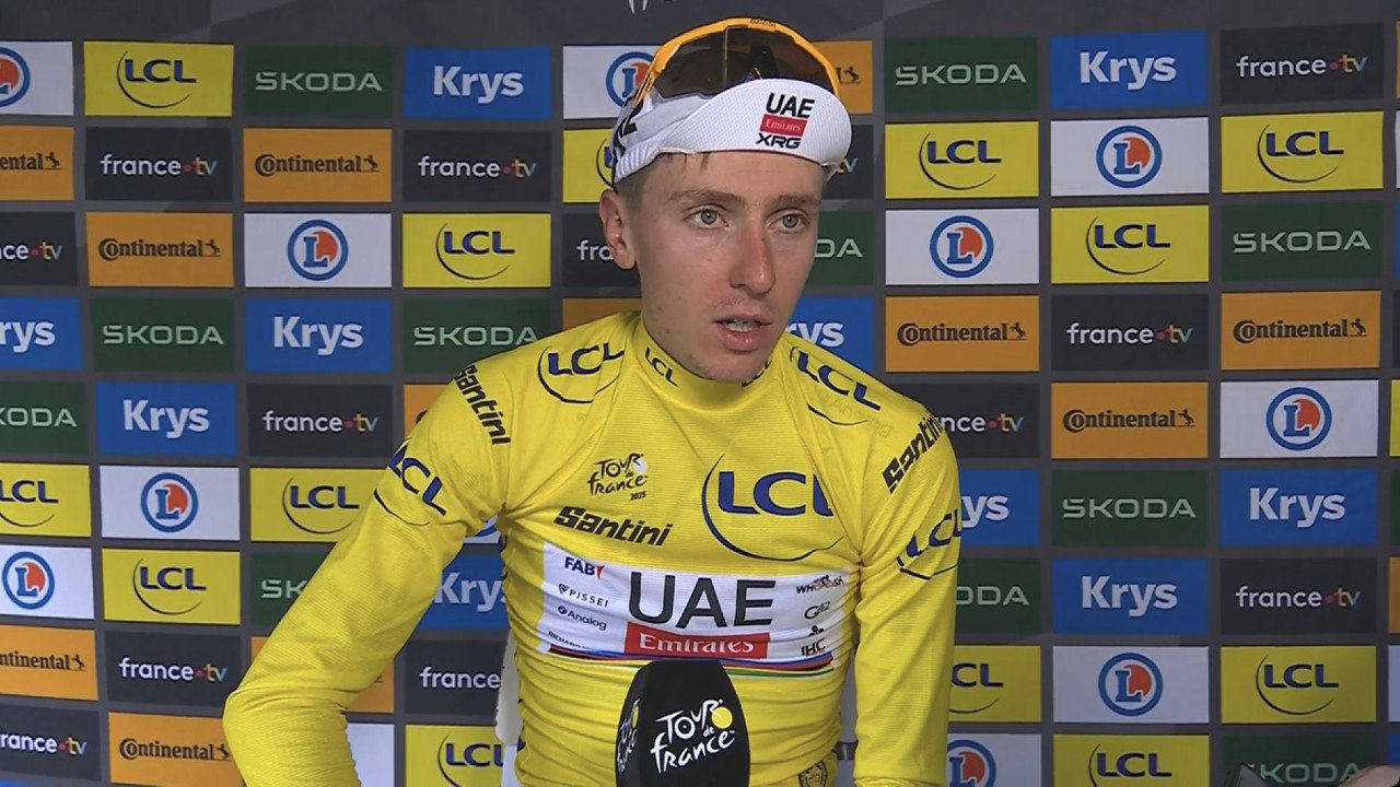 Tour de France 2025 - Tadej Pogacar : "J’ai le plus grand respect pour Joao Almeida et je suis très triste"