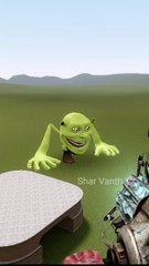 Shrek Tapes vs Red Hell Beast | Who Will Win? | #shorts