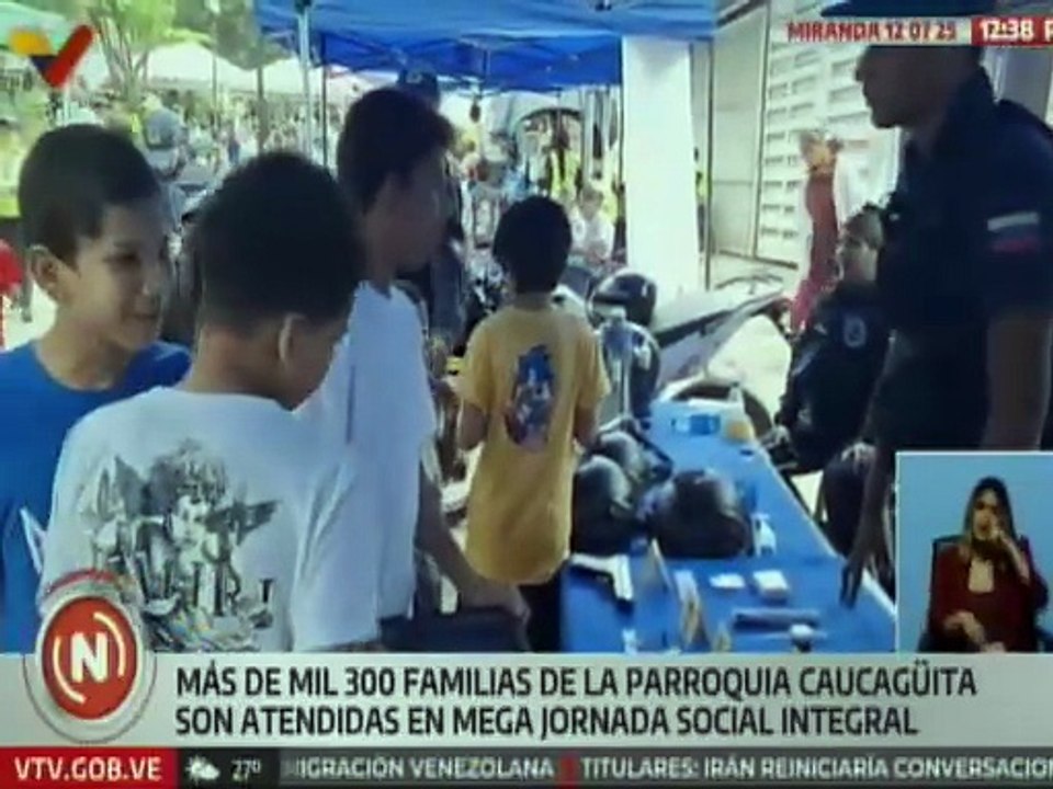 Miranda | Más mil 300 familias son favorecidas con jornada de atención integral