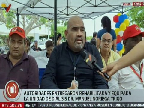 Rehabilitada y equipada Unidad de Diálisis Dr. Manuel Noriega Trigo en el estado Zulia