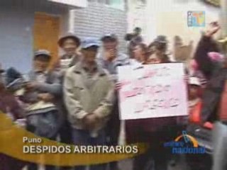 DESPIDOS ARBITRARIOS - PUNO