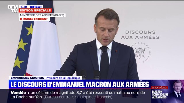 Discours aux Armées: Nous vivons un moment de bascules indique Emmanuel Macron