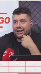 Reacción al puntazo de Alcaraz para llevarse el Primer Set en la final de Wimbledon