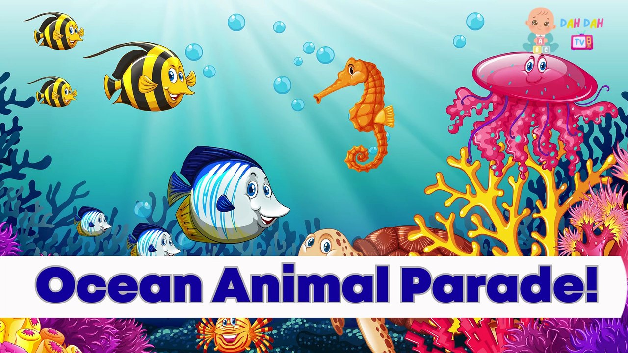 Learn All About Ocean Animals & Deep Sea Creatures | Ocean animals for Kids, Toddlers & Kindergarten | Education Videos | Preschool Learning |