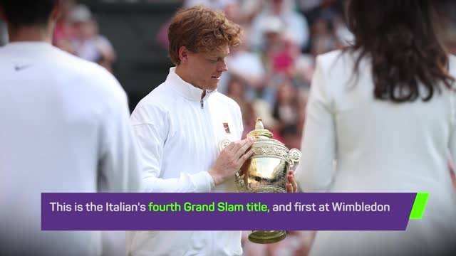 Breaking News - Sinner wins Wimbledon title