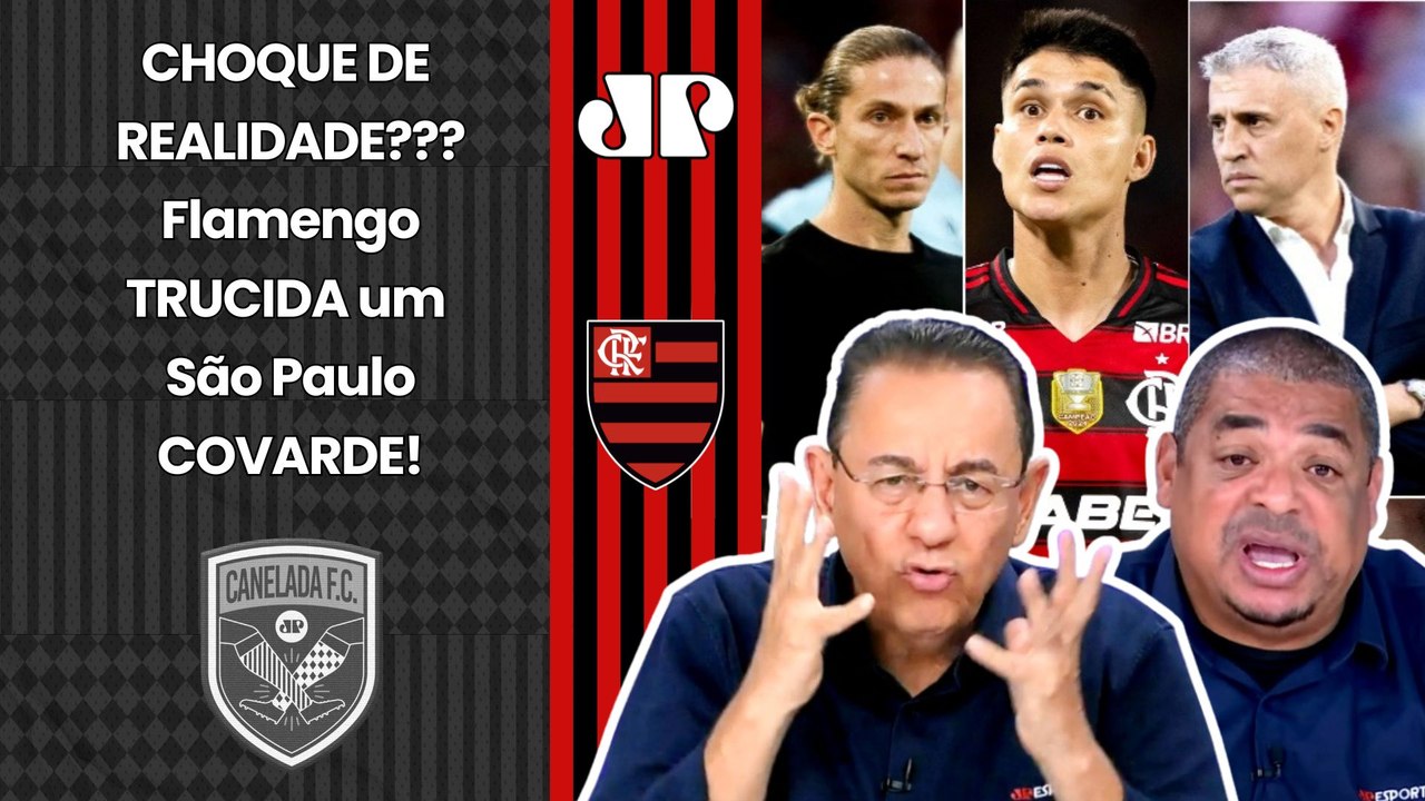 "EU NUNCA VI ISSO NA MINHA VIDA!!! É UM ABSURDO como..." Flamengo TRUCIDA um São Paulo COVARDE!