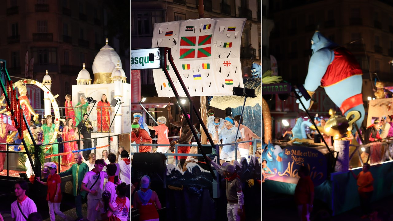 Le corso lumineux des Fêtes de Bayonne 2025 et ses 9 chars
