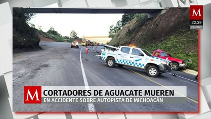 Identifican a las seis víctimas de choque fatal en la autopista Siglo 21 en Michoacán