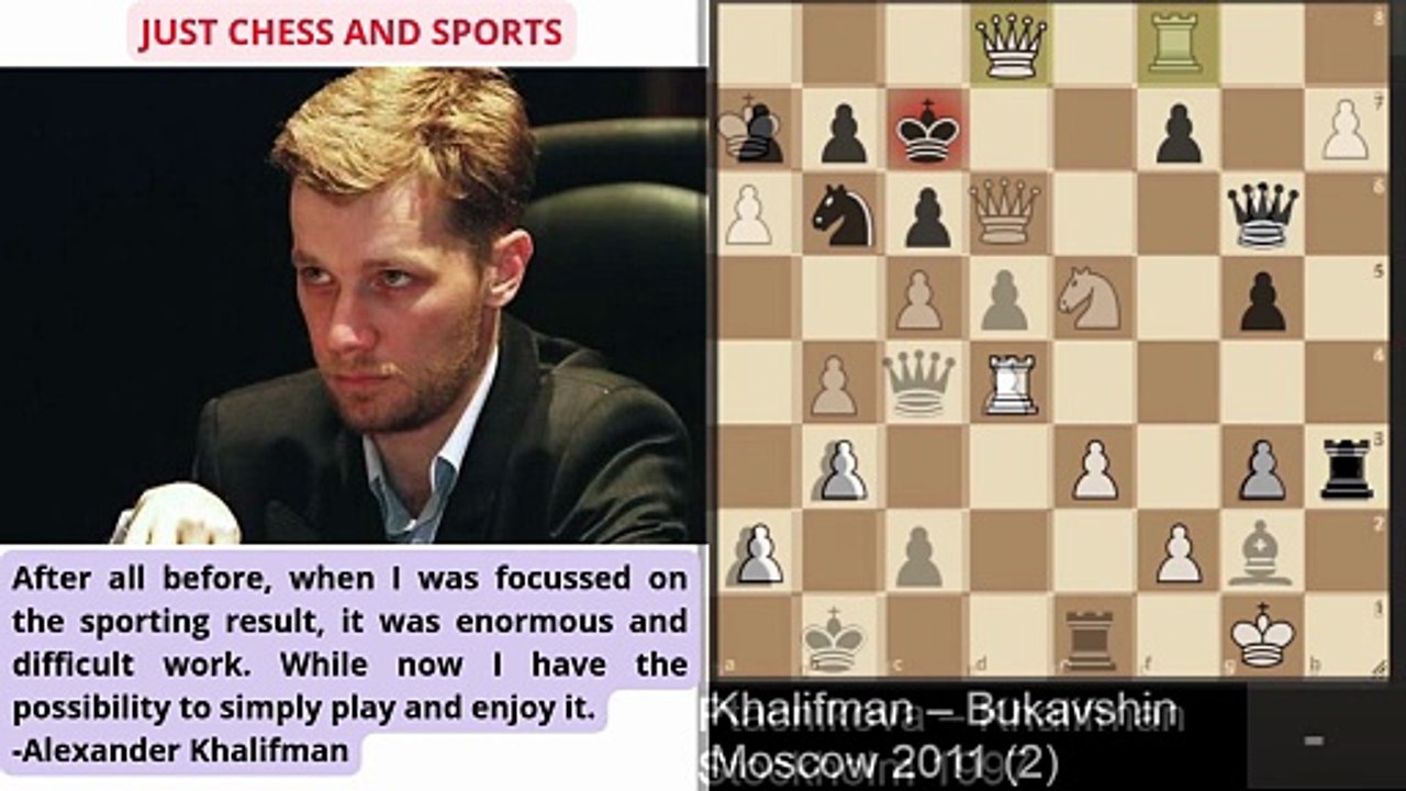 Alexander Khalifman winning chess games. Part 1