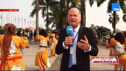 استقبال راقص في قمة ملابو يثير إعجاب الديهي..  دقيقة فنية تقرب القلوب