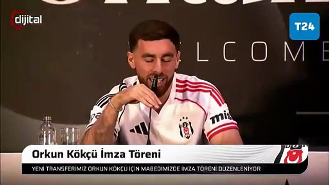 Orkun Kökçü Beşiktaş tribünlerini fethetti!