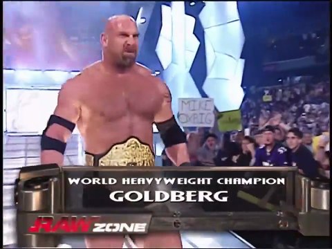 Goldberg vs. Chris Jericho: World Heavyweight Championship Match: WWE RAW September 22, 2003