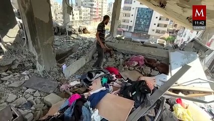 Sigue búsqueda de cuerpos en Gaza después de un ataque israelí