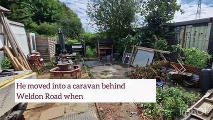 The Funny Farm - how one homeless Corby man set up home in a back alley, but locals aren't too keen on his presence