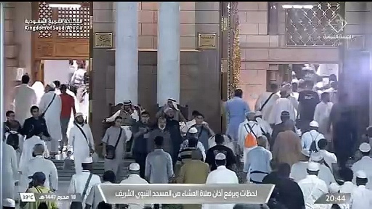 أذان  العشاء للمؤذن محمد قصاص اليوم الأحد 18 مح...