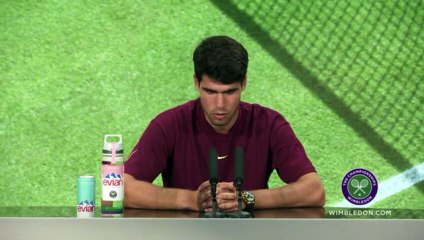 Wimbledon 2025 - Carlos Alcaraz : "Avec Jannik, on construit une très belle rivalité"