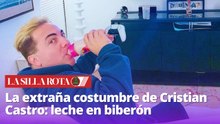Shanik Berman confirma afición de Cristian Castro al biberón