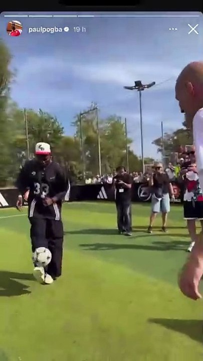 Pogba comme un enfant après des jongles avec Zidane - Foot