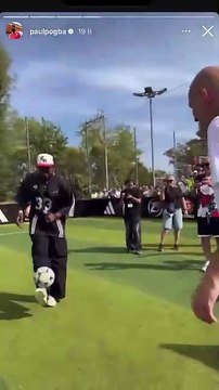 Pogba comme un enfant après des jongles avec Zidane - Foot