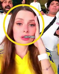 Una Bella Fan de CRISTIANO RONALDO se Enoja